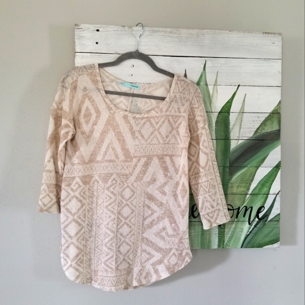Aztec knit Maurices top